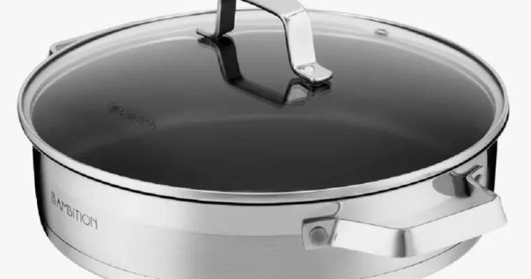 Patelnia ze stali nierdzewnej z powłoką Ilag Ultimate z pokrywą 28cm w promocji!