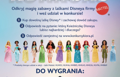 Konkurs - Którą księżniczkę Disneya lubisz najbardziej