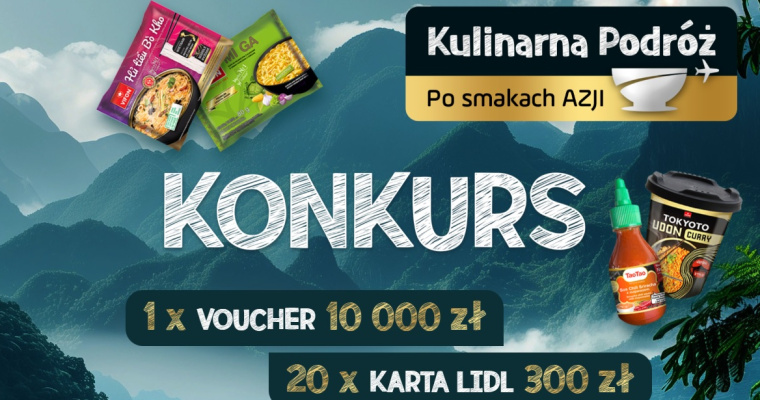 Kulinarna podróż z Lidlem: Weź udział i wygraj! 