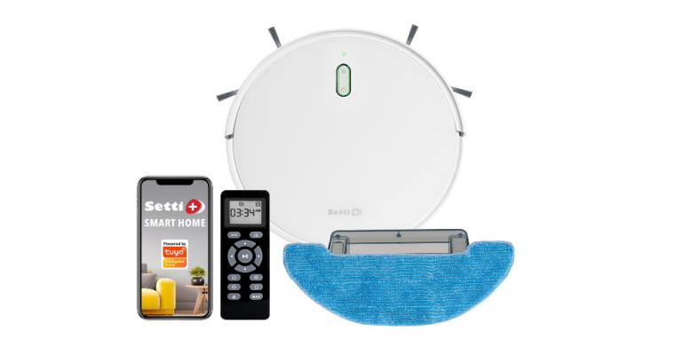 Promocja! Robot sprzątający SETTI+ RV500 Smart – Czysty dom, niższa cena!