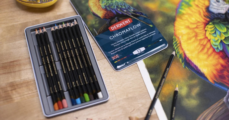 Derwent, Zestaw kredek Chromaflow, 12 szt. w promocji!