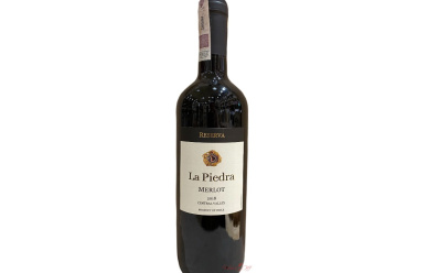 LA PIEDRA MERLOT RESERVA 13% 0,75 C/W!