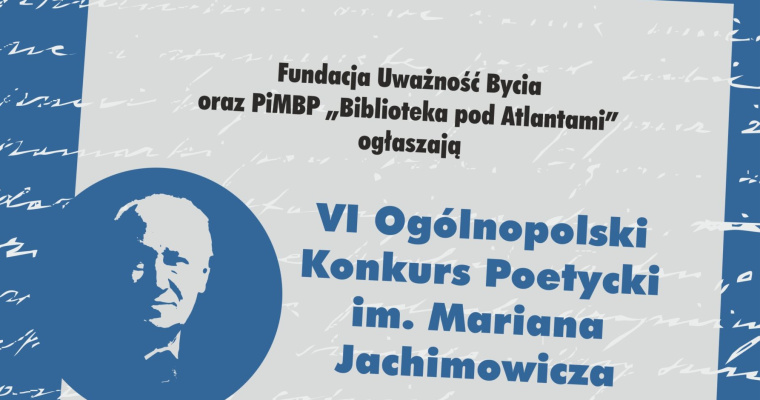 VI Ogólnopolski Konkurs Poetycki im. Mariana Jachimowicza