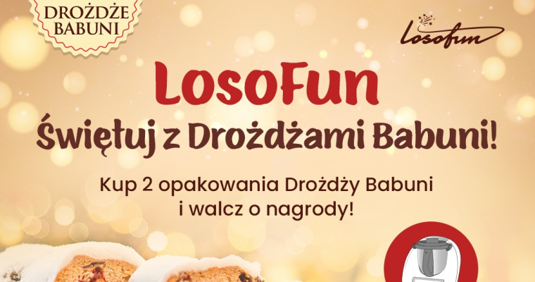Loteria z drożdżami Babuni