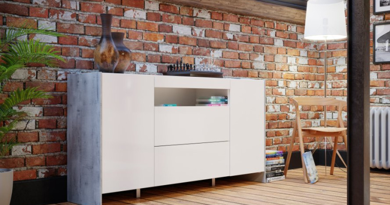 Elegancka i duża komoda BOTAN 172.2x90.6x41.5cm w promocji!