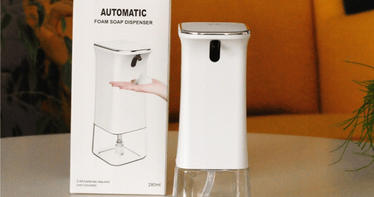 Bezdotykowe dozownik do mydła stojący Witana 280ml w promocji!