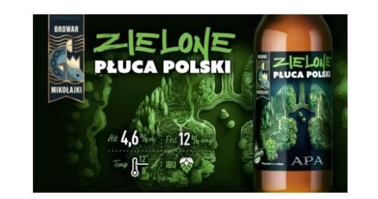 APA Zielona Płuca Polski z Browaru Mikołajki/Przełom - 45% zniżki!