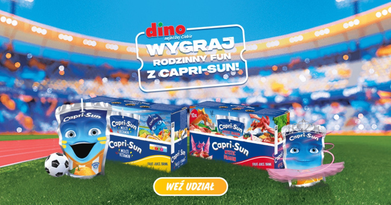 Dino i Capri-Sun zapraszają do zabawy i wygranych! 