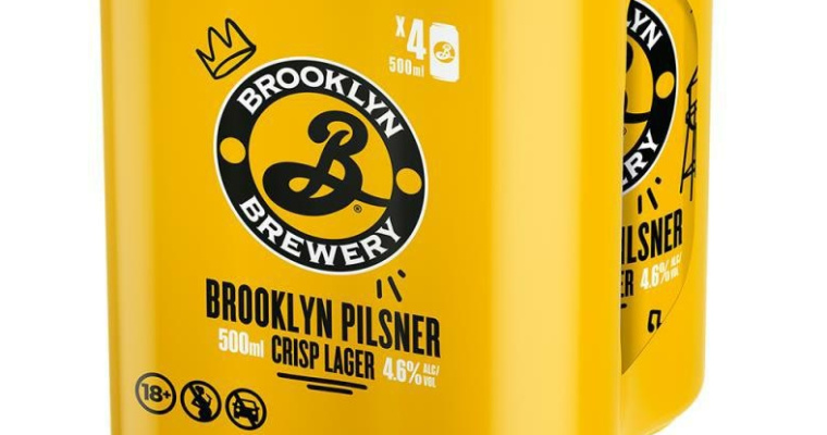 PIWO BROOKLYN PILSNER CRISP LAGER 0,5l 4PACK PUSZ.