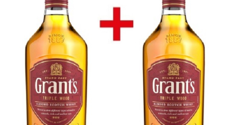 Whisky 2X GRANT'S 0,5
