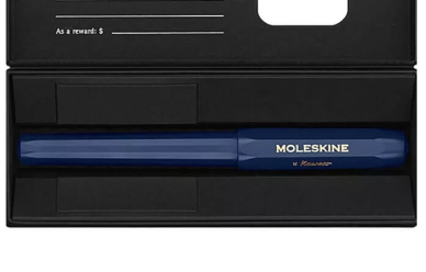 Kaweco x Moleskine. Niebieskie pióro kulkowe w promocji -19%