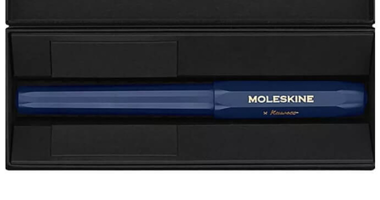 Kaweco x Moleskine. Niebieskie pióro kulkowe w promocji -19%