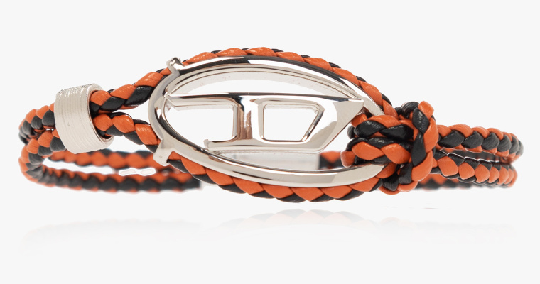 Pomarańczowo-czarna bransoleta A-ROPE Diesel w promocji!