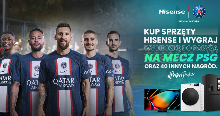 Konkurs Hisense – PSG - kartka z Paryża