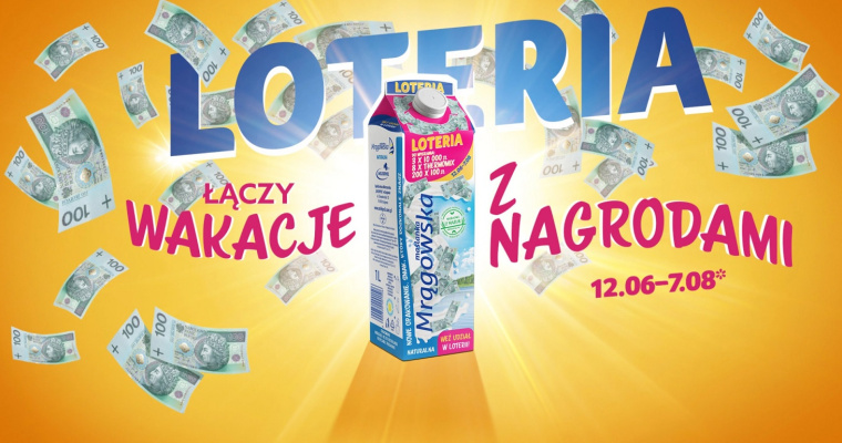 Loteria Maślanka - Łączy wakacje z nagrodami