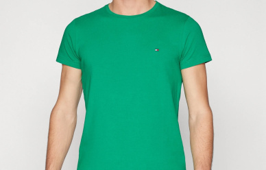 Męski t-shirt basic Tommy Hilfiger - wysoka jakość w świetnej cenie!