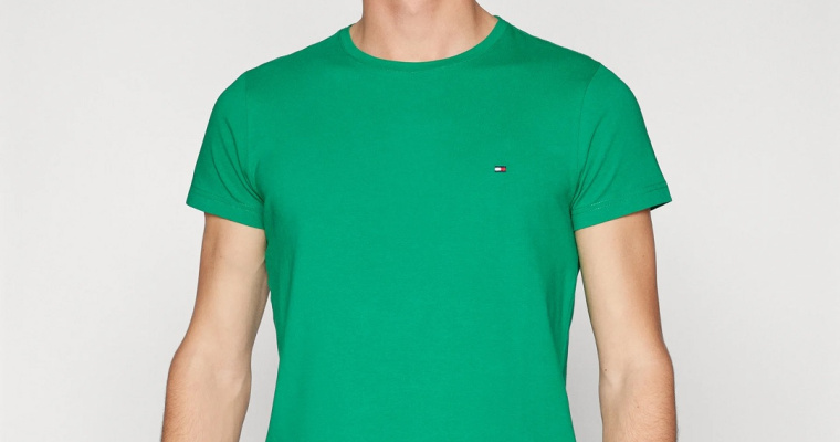 Męski t-shirt basic Tommy Hilfiger - wysoka jakość w świetnej cenie!