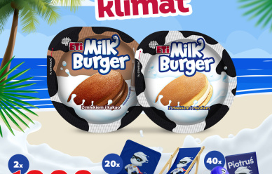 Konkurs Poczuj wakacyjny klimat z Milk Burgerem! ETI