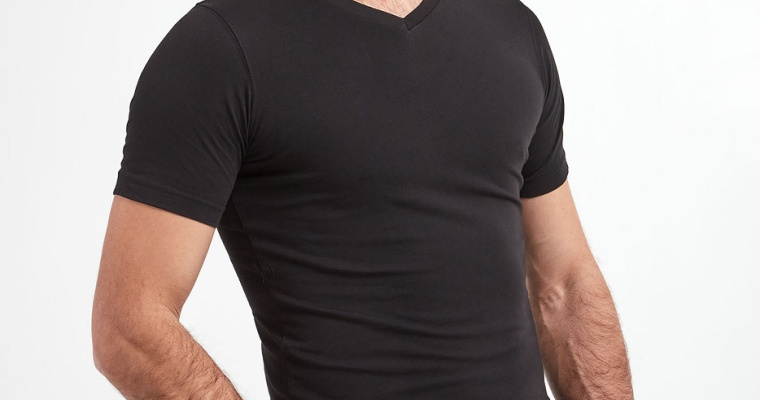T-shirt męski 2-pak marki Karl Lagerfeld w czarnym kolorze w promocji!