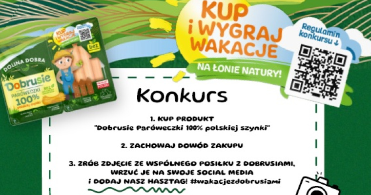 Wygraj wakacje życia z Dobrusiami! Weź udział w konkursie!