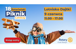 Bezpłatny wstęp na 18. Rotariański Piknik Lotniczy w Olsztynie