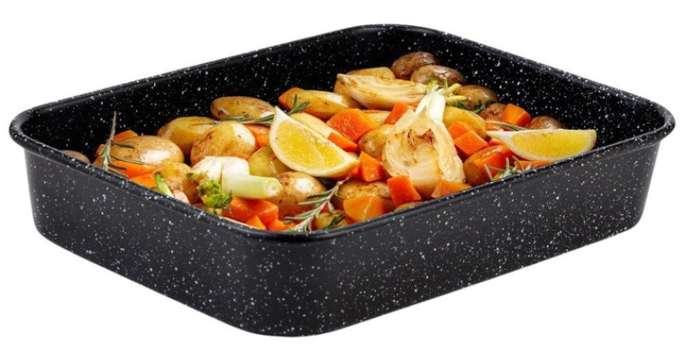 Blacha GRANITOWA brytfanna do pieczenia w promocyjnej cenie!