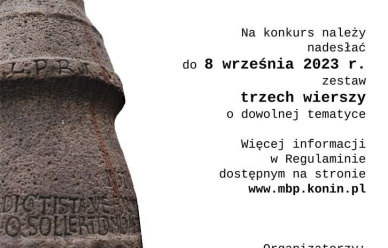 XLIII Ogólnopolski Konkurs Poetycki Milowy Słup