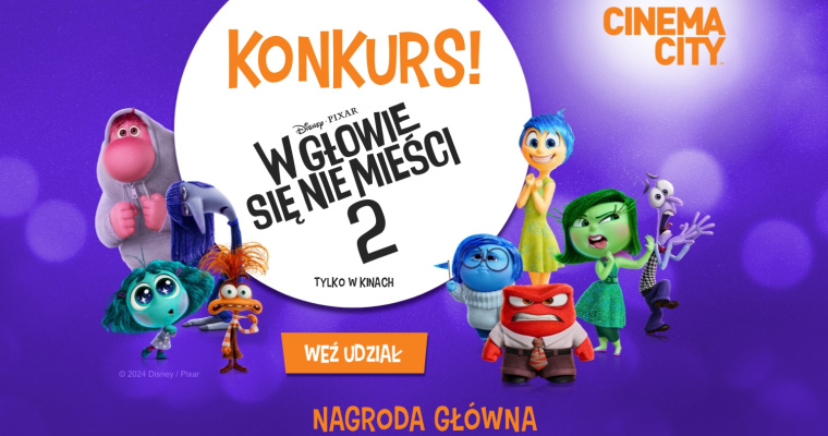 Wygraj nagrody z filmem W głowie się nie mieści 2! 