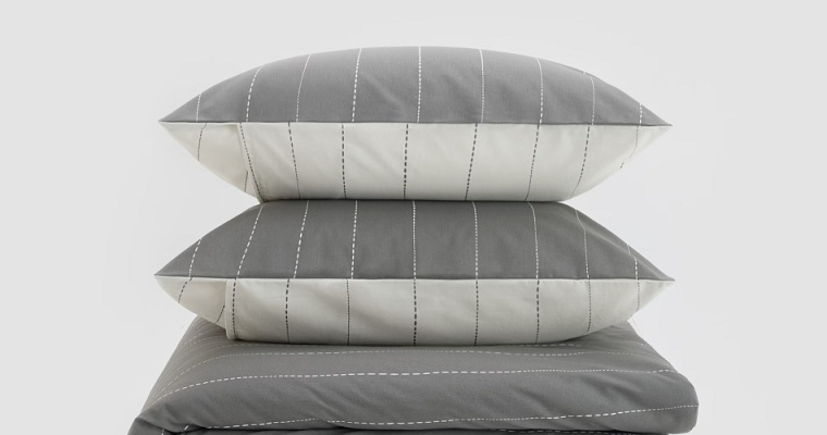 Bawełniana pościel w pasy 160x200/ 50x60 w promocji!