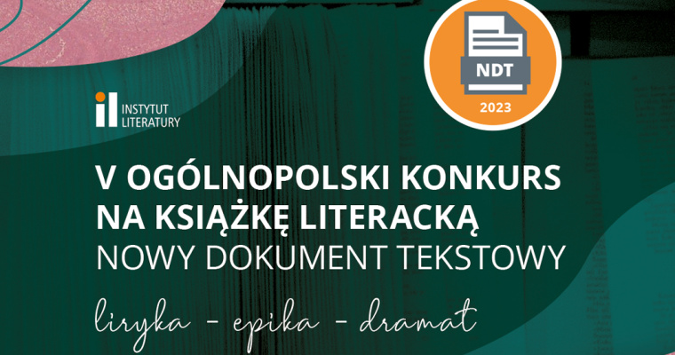 V Ogólnopolski Konkurs na Książkę Literacką 