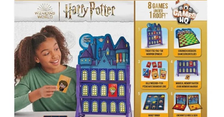 Spin Master Hogwart pełen gier - 8 gier Harry Potter