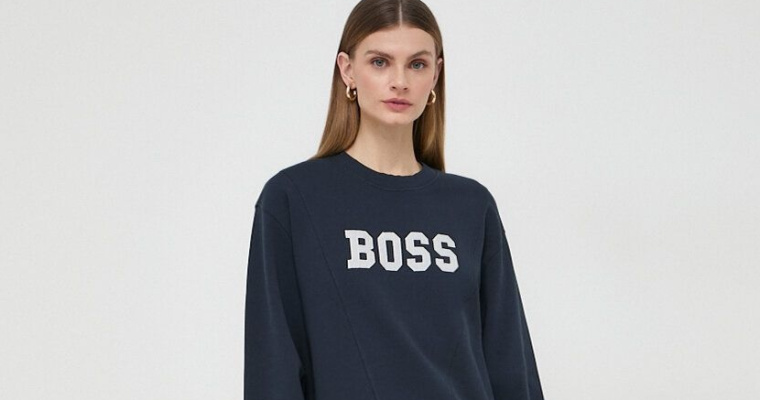 Boss Orange bluza damska bawełniana w promocji!