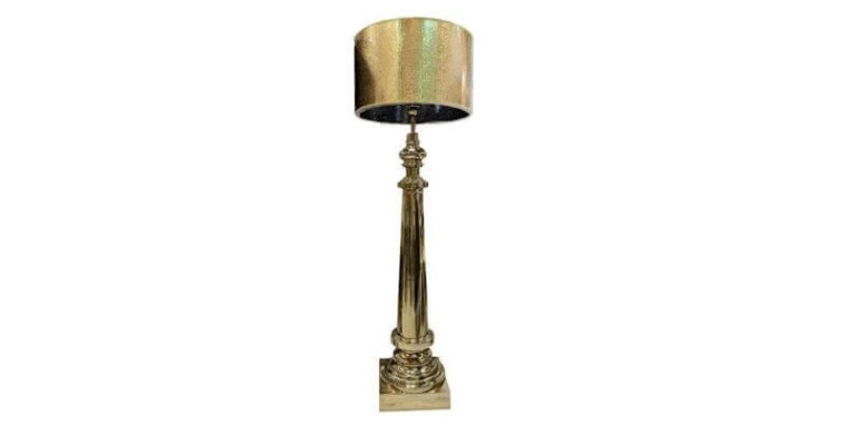 Złota lampa podłogowa glamour aż 361 zł taniej!