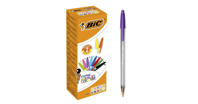 Promocja: Długopisy BIC Cristal Multi Colour Mix - 20 sztuk taniej!