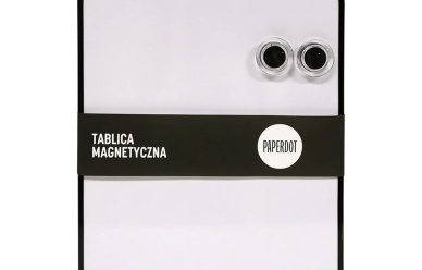 Tablica magnetyczna biała + 2 magnesy i marker w promocji!